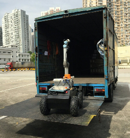 收支境磨练检疫局应对车型、集装箱内气体情形的机械人检测