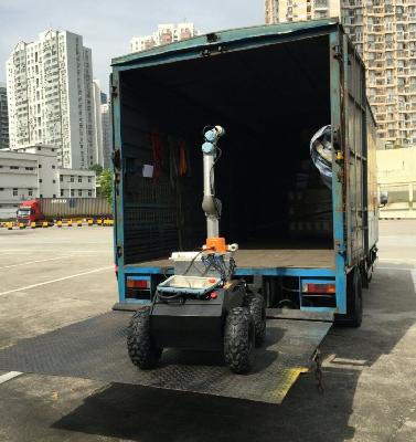 收支境磨练检疫局应对车型、集装箱内气体情形的机械人检测